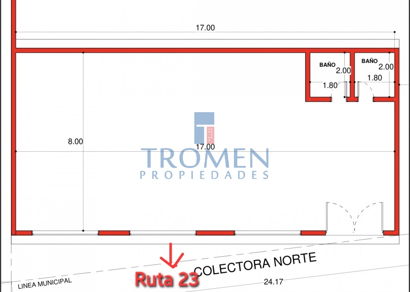Hotel - Resto Bar en Ingeniero Jacobacci 