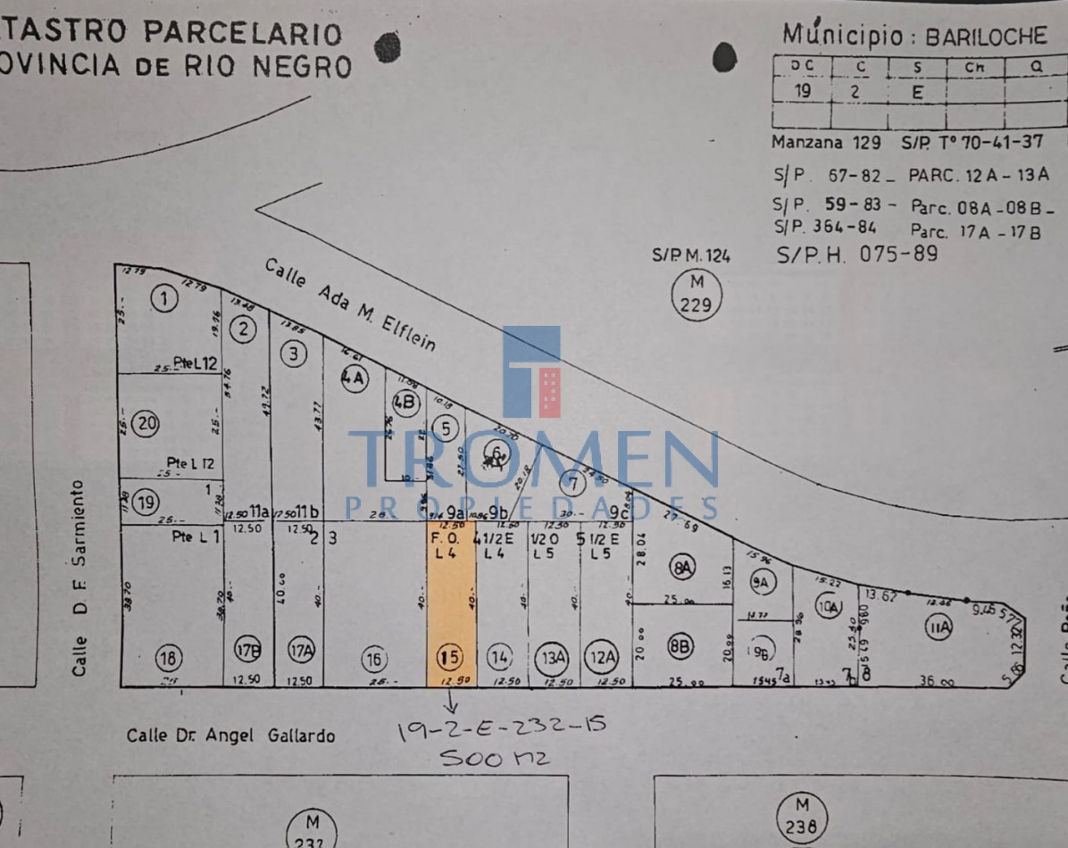 Lote centrico apto edificio