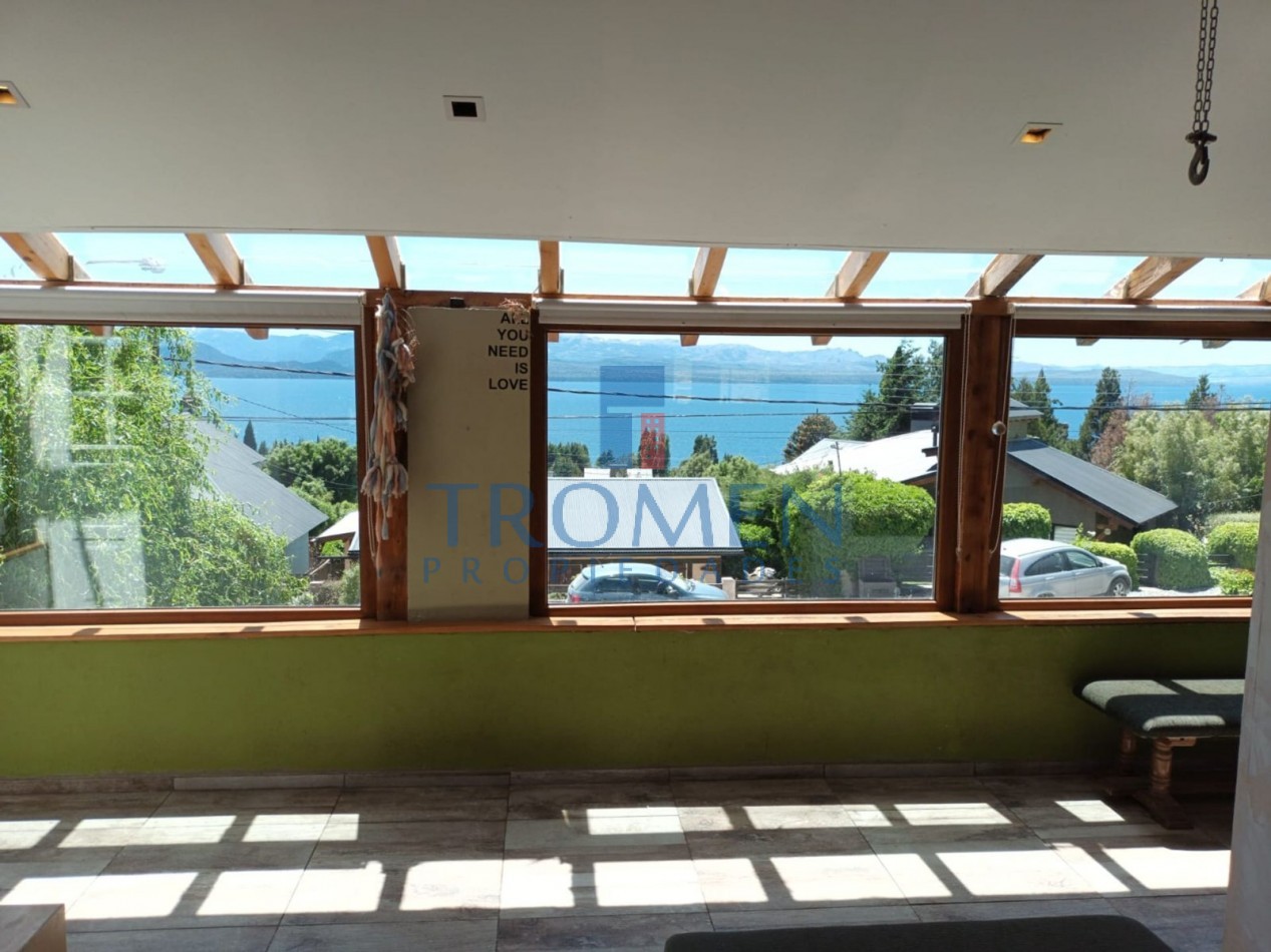 CASA + DEPARTAMENTO EN MELIPAL CON VISTA AL LAGO