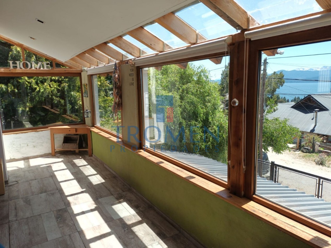 CASA + DEPARTAMENTO EN MELIPAL CON VISTA AL LAGO