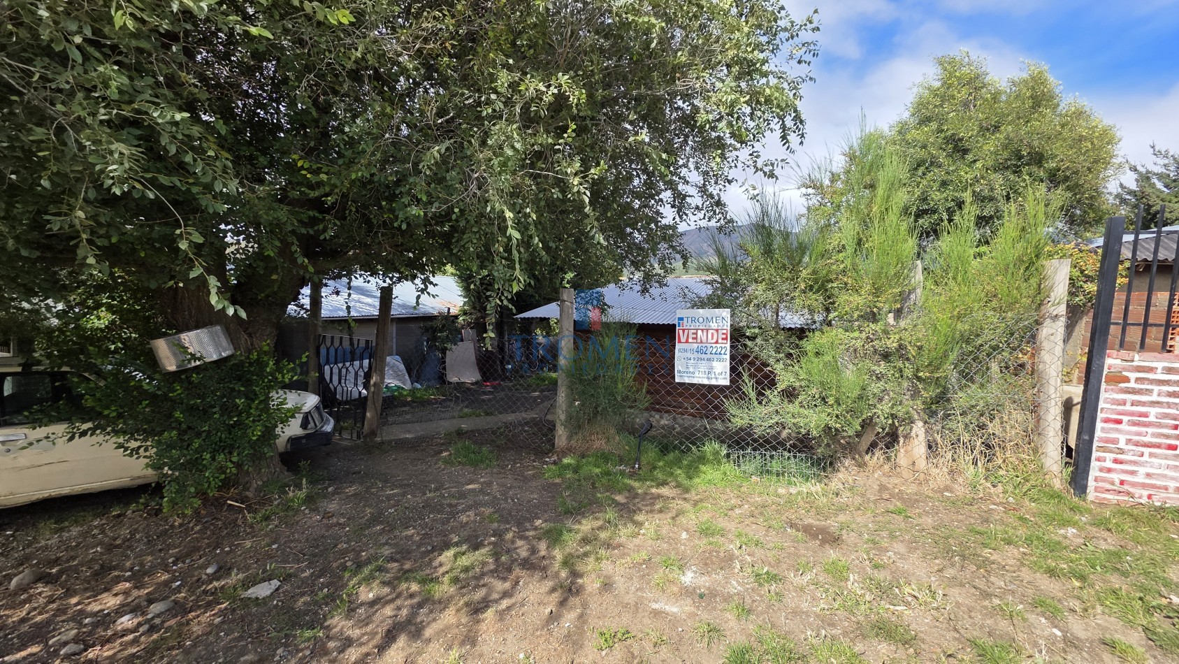 Terreno con cabaña 