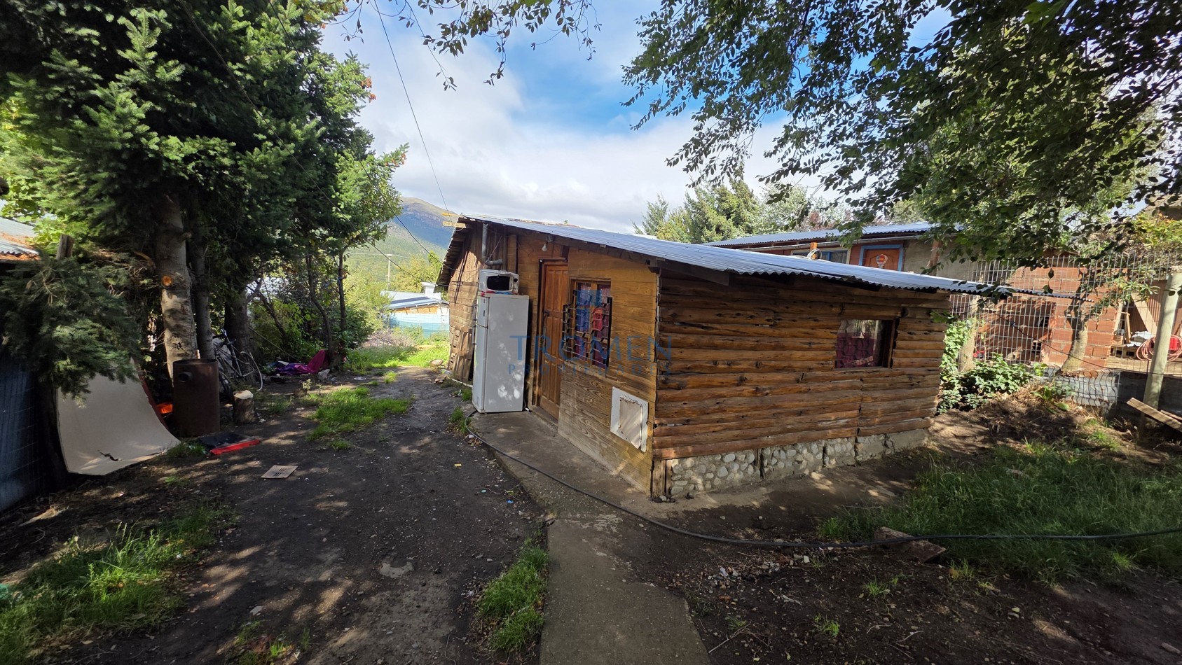 Terreno con cabaña 